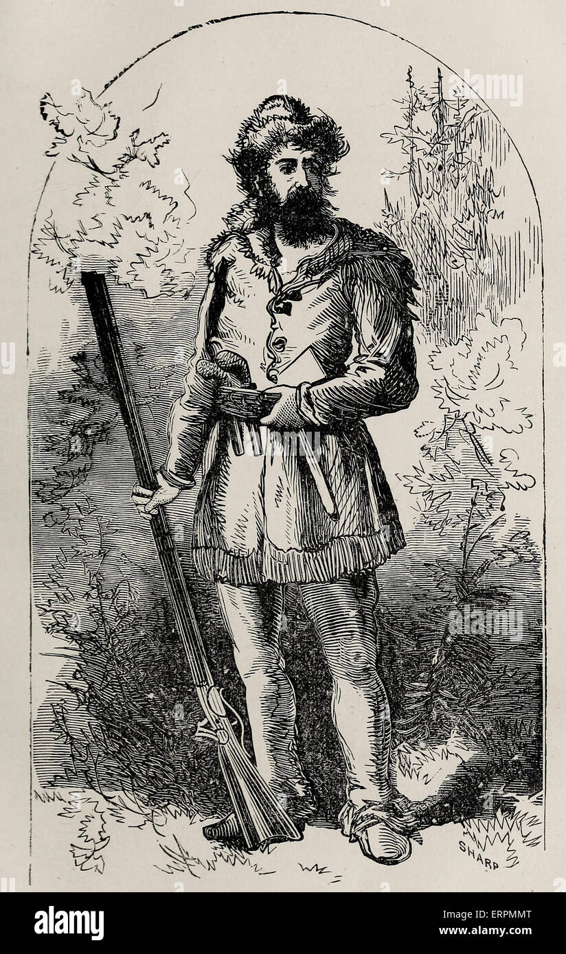 Le capitaine Sam Brady, l'audacieux chef de parti Banque D'Images