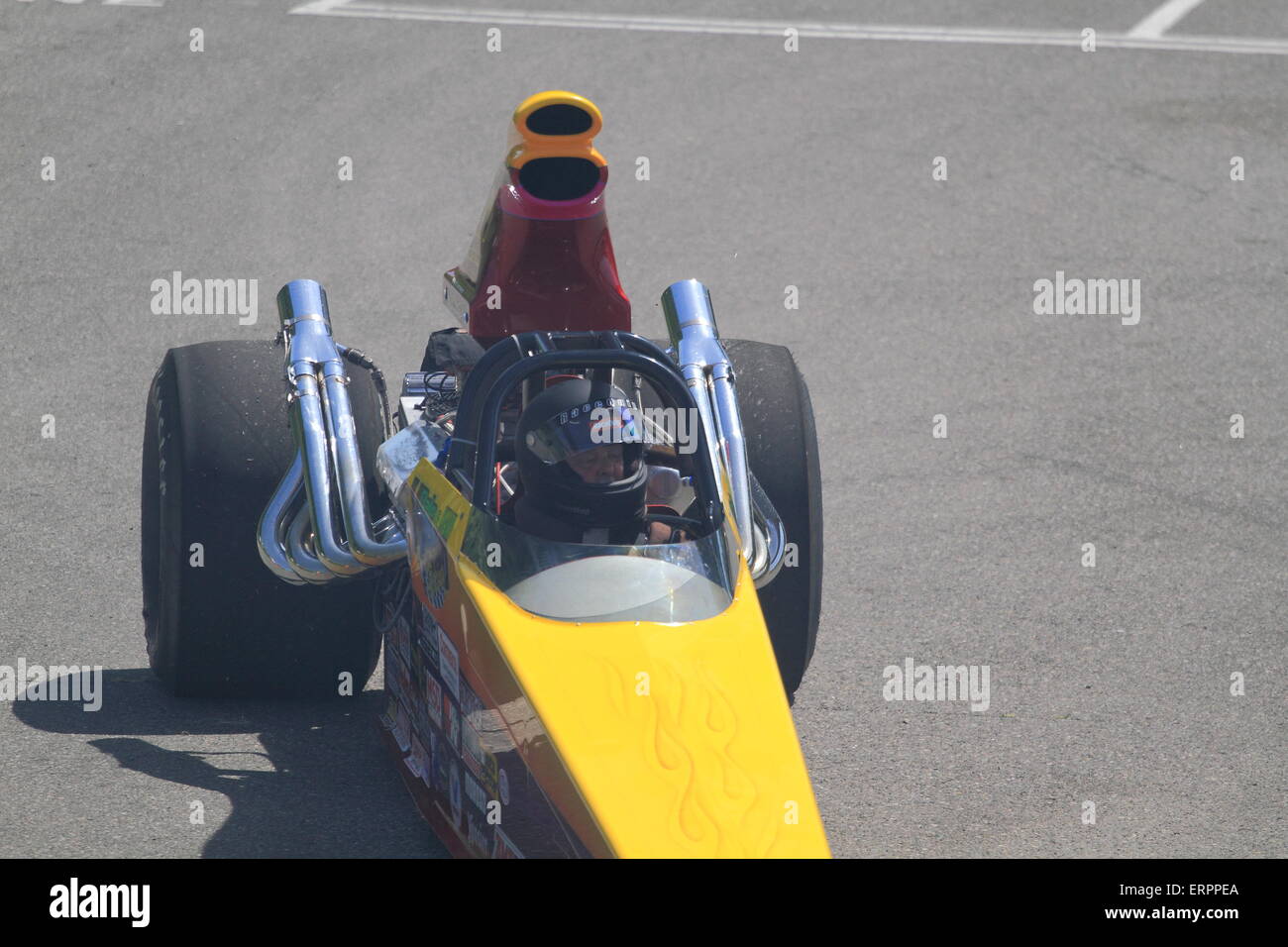 Voiture de course Banque D'Images