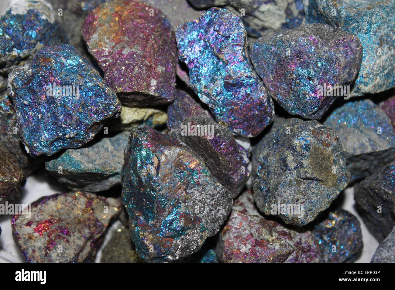 Peacock Ore la bornite a.k.a. Banque D'Images