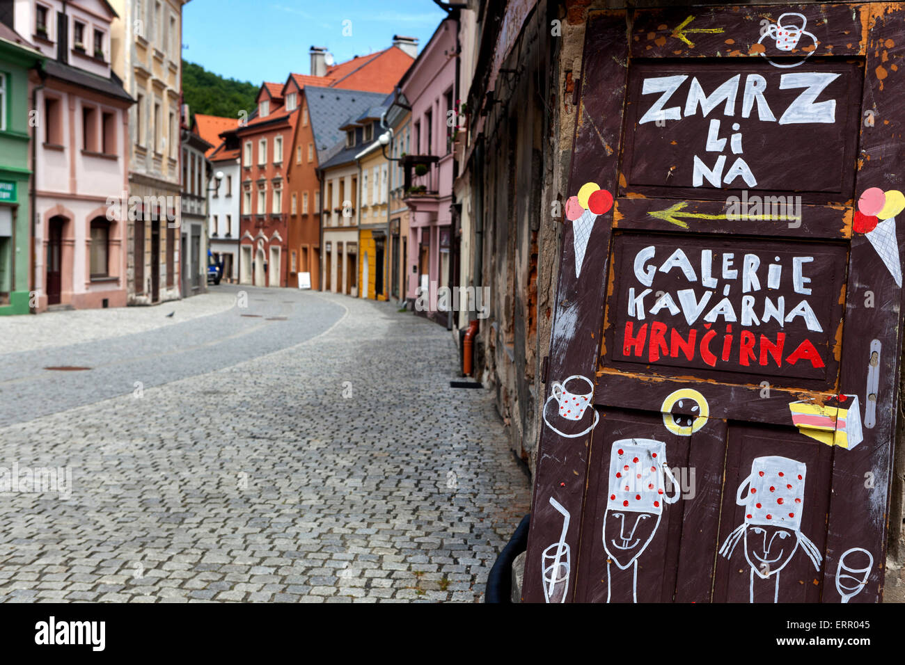 Historique de la vieille ville de Loket nad Ohri, région de Karlovy Vary, en Bohême de l'ouest, République Tchèque Banque D'Images