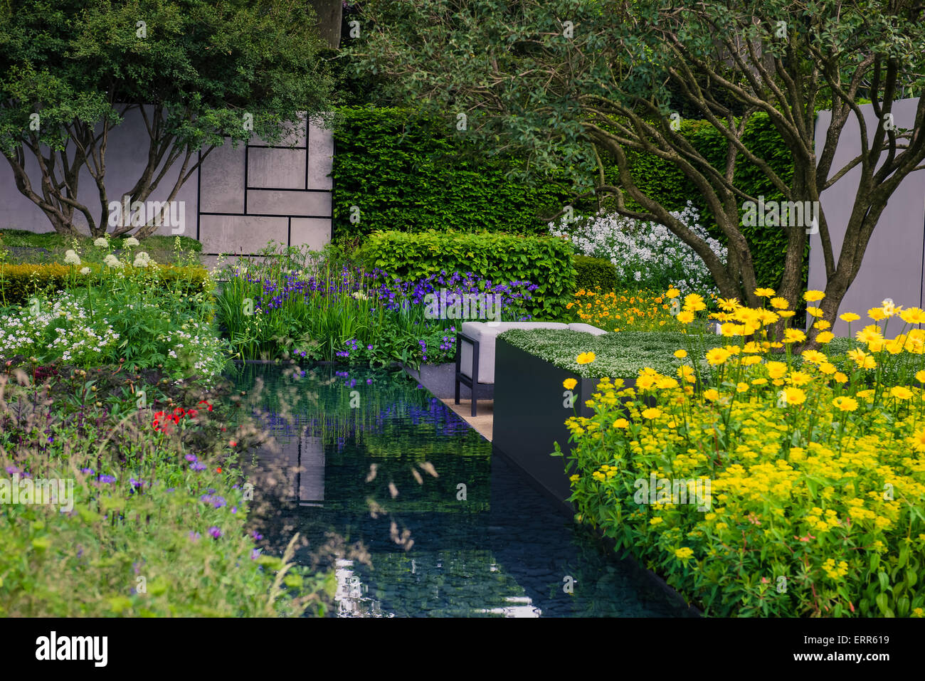 Le télégraphe, le jardin jardin afficher gold award, RHS CHelsea, 2015 Banque D'Images