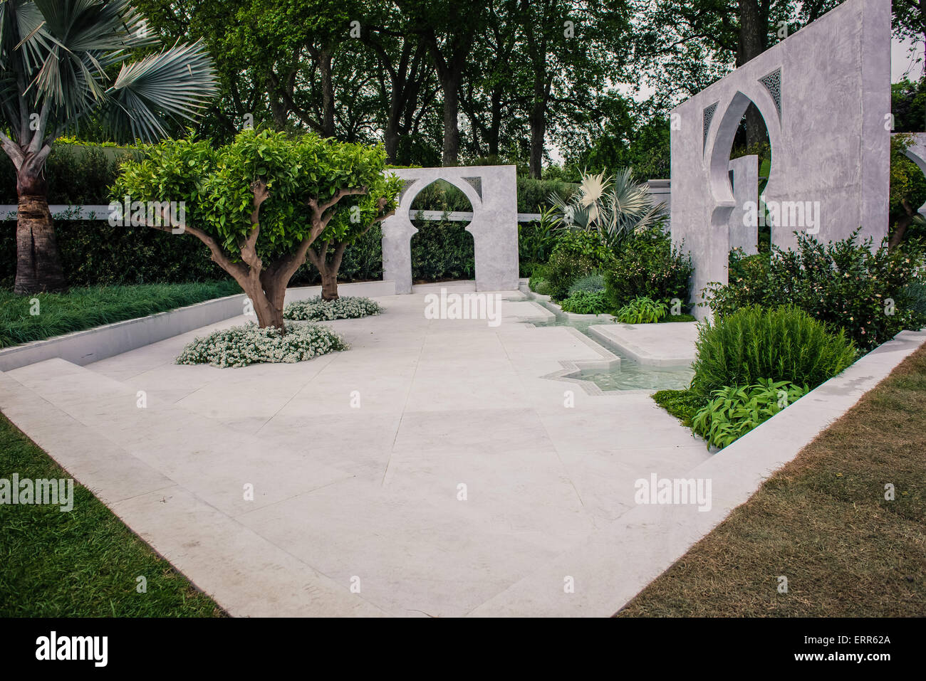La beauté de l'Islam Jardin au Chelsea Flower Show 2015 Banque D'Images