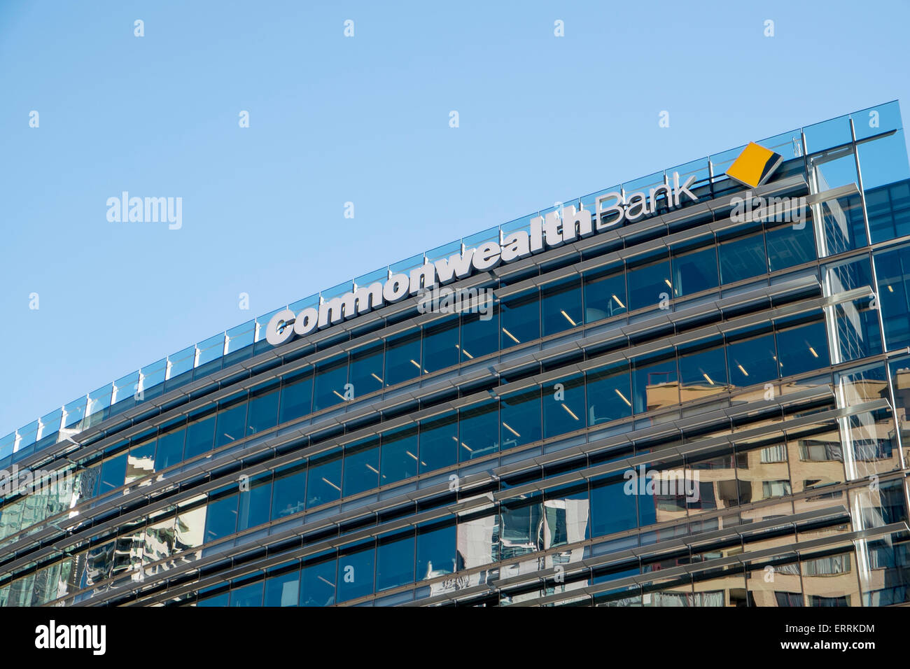 L'ABC de la Commonwealth Bank of Australia les bureaux ministériels à Darling Harbour dans le centre-ville de Sydney, Australie Banque D'Images