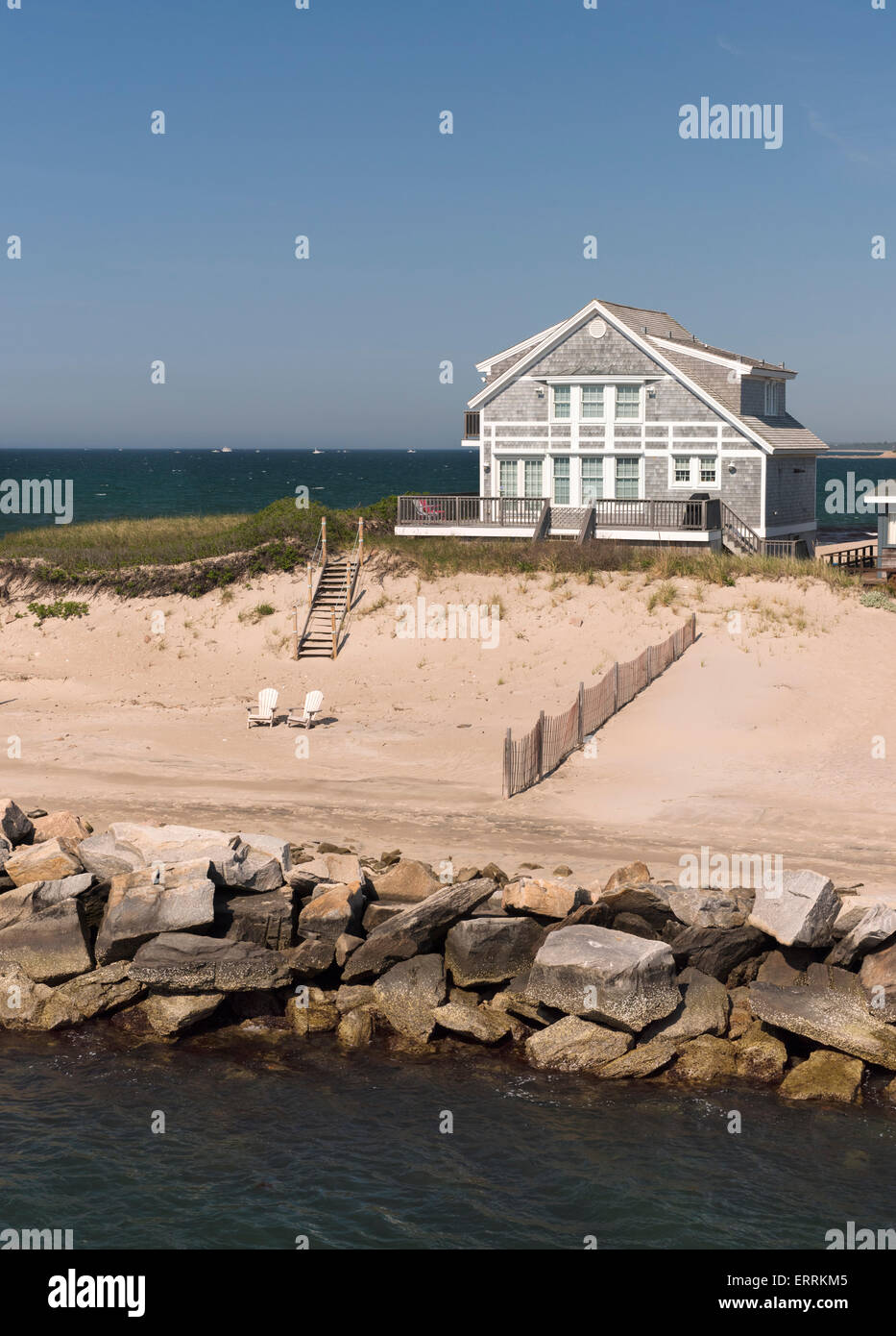 Rhode Island Beach House Banque D'Images