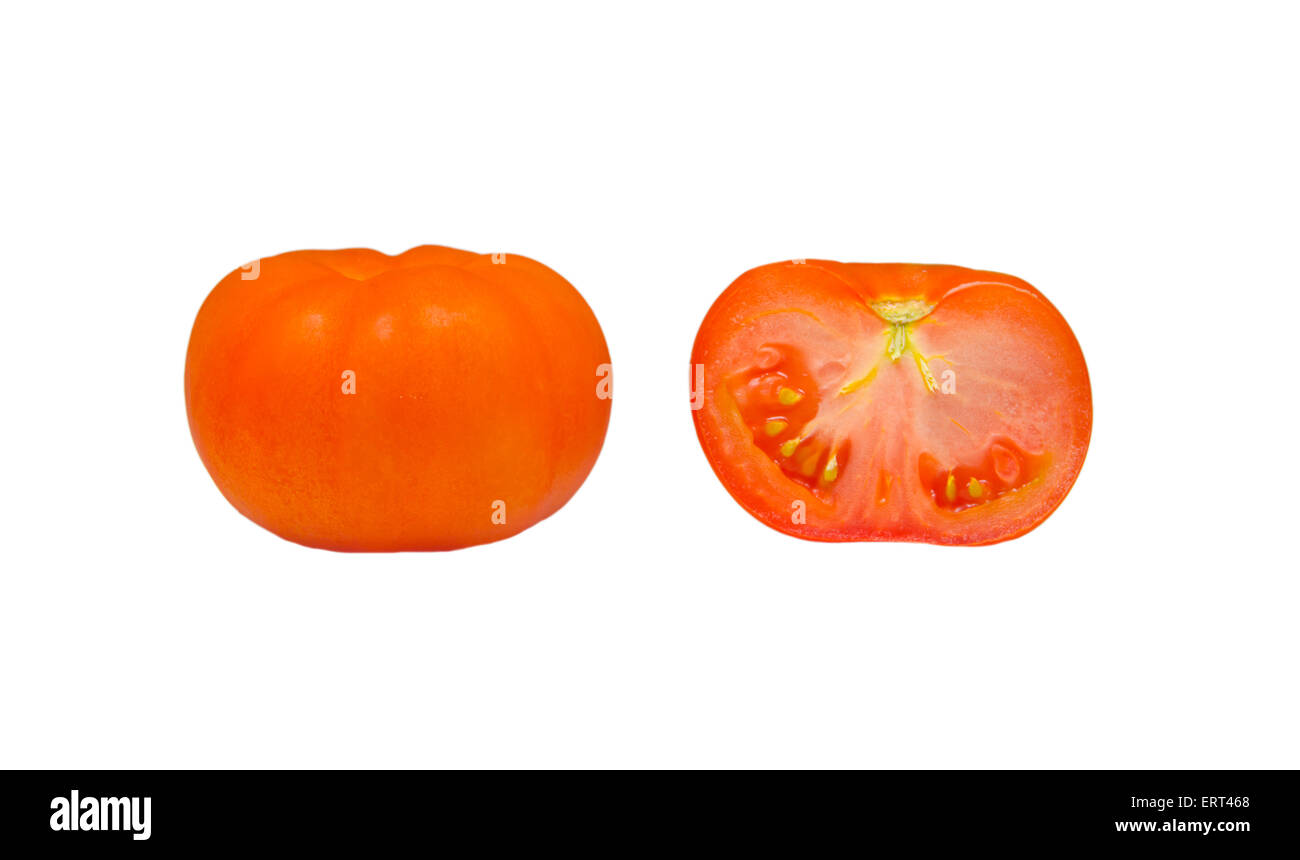 Tomate orange Banque D'Images