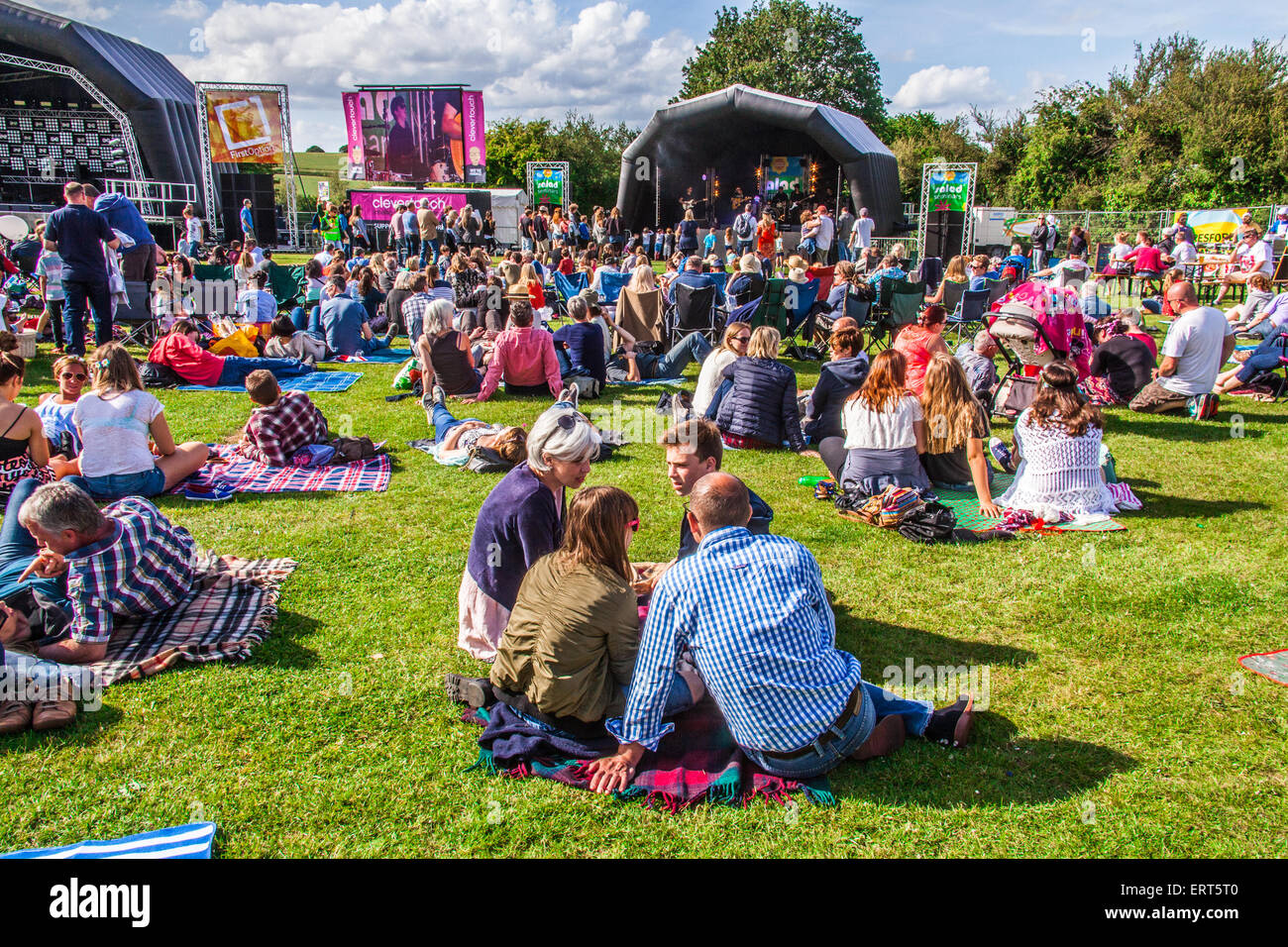 Festival de musique 2015 Alresford, New Alresford, Hampshire, Angleterre, Royaume-Uni. Banque D'Images