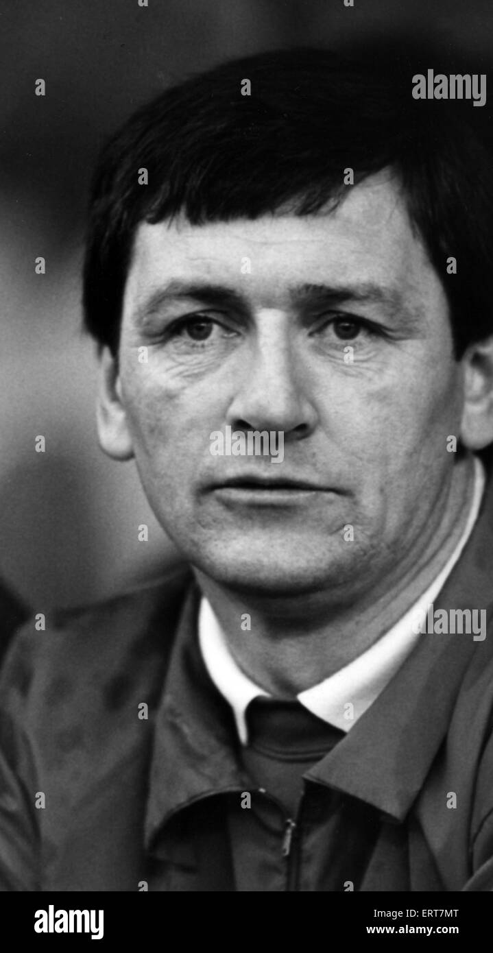 Middlesbrough F.C. Manager Bruce Rioch. 4e février 1989. Banque D'Images
