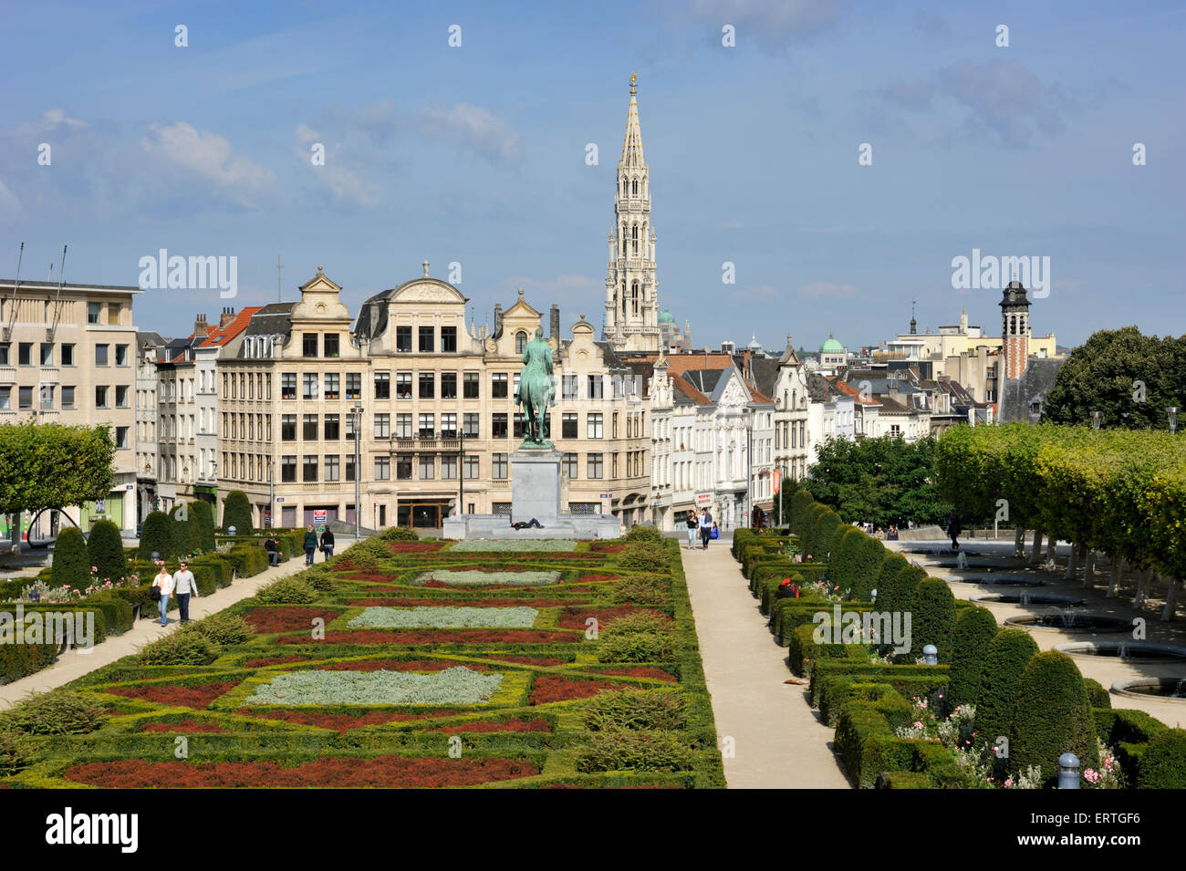 Belgique, Bruxelles, Mont des Arts Banque D'Images