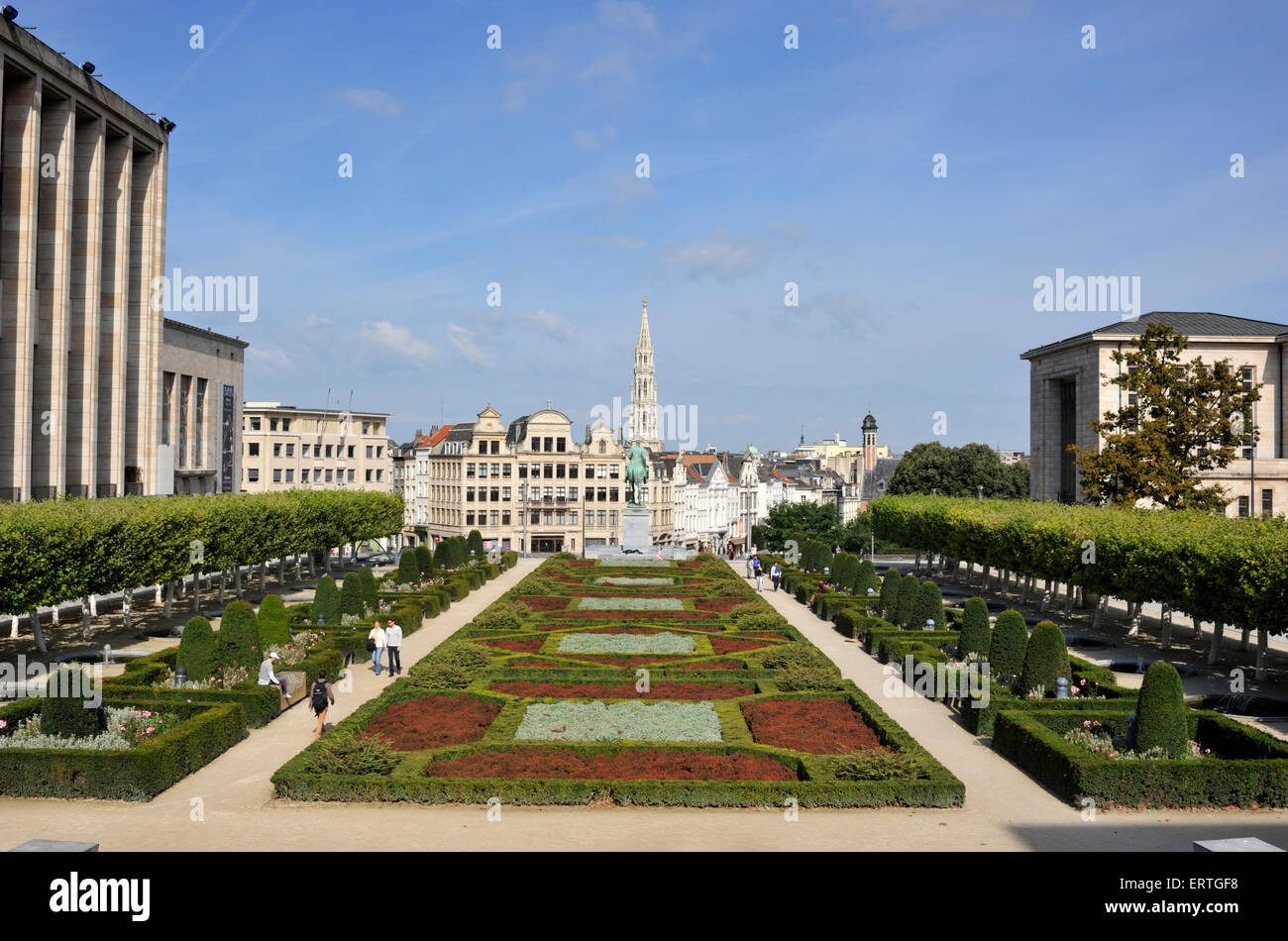 Belgique, Bruxelles, Mont des Arts Banque D'Images