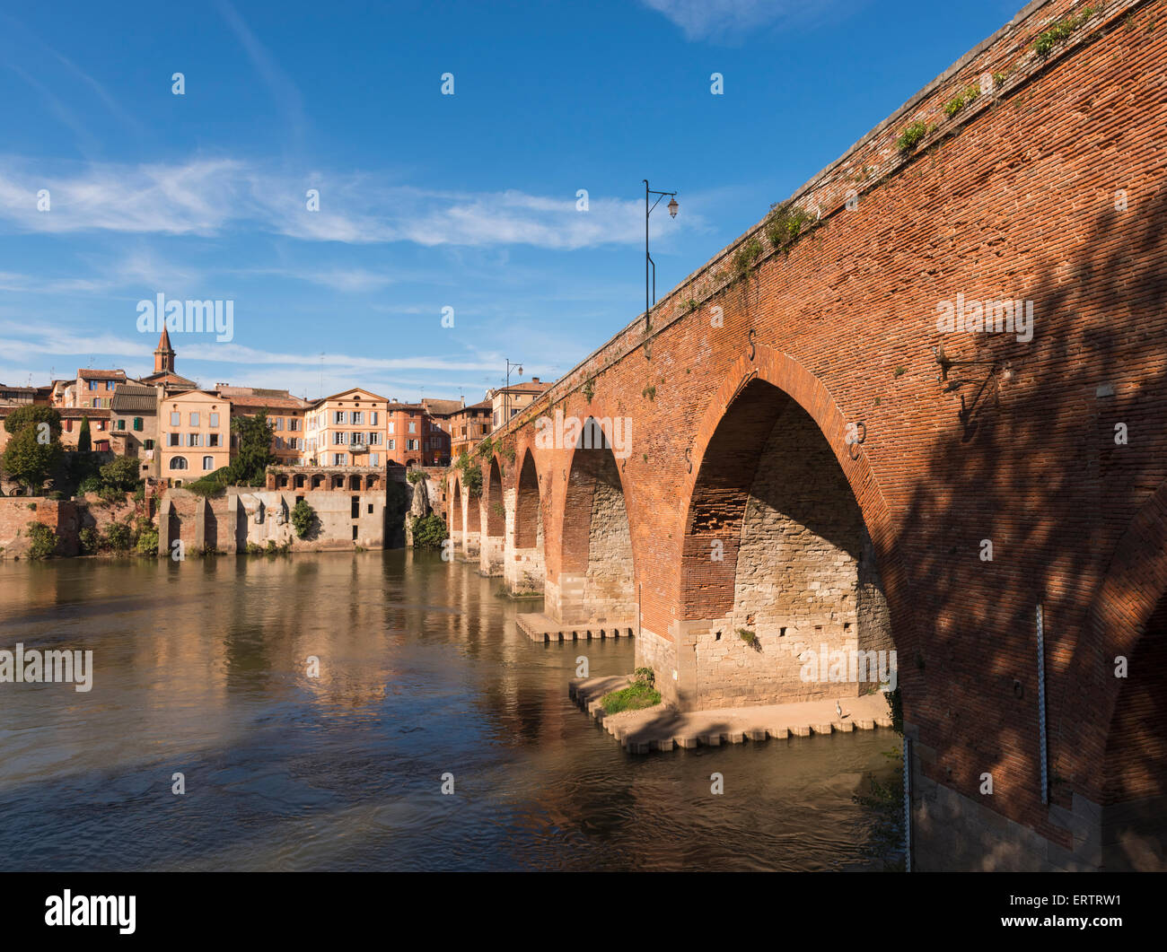 Pont Vieux pont vieux, Albi, Tarn, France, Europe Banque D'Images