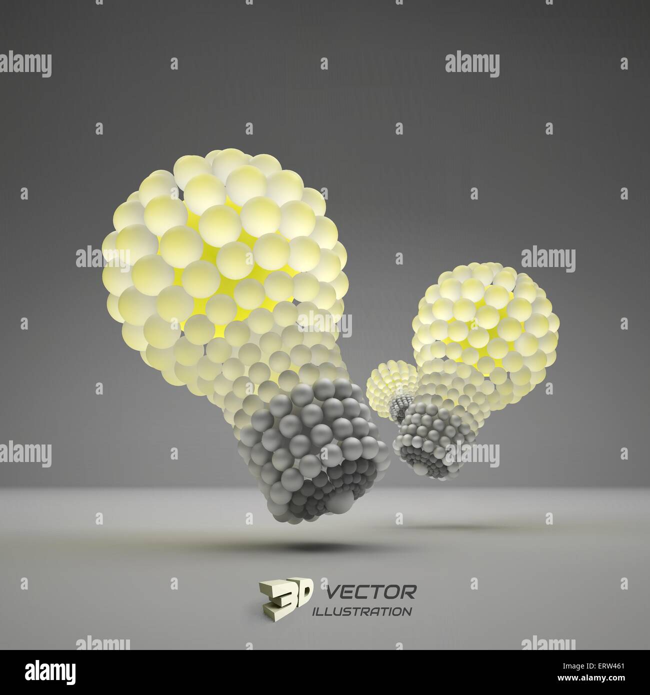 Ampoule électrique. Idée concept. Illustration 3D de vecteur. Illustration de Vecteur