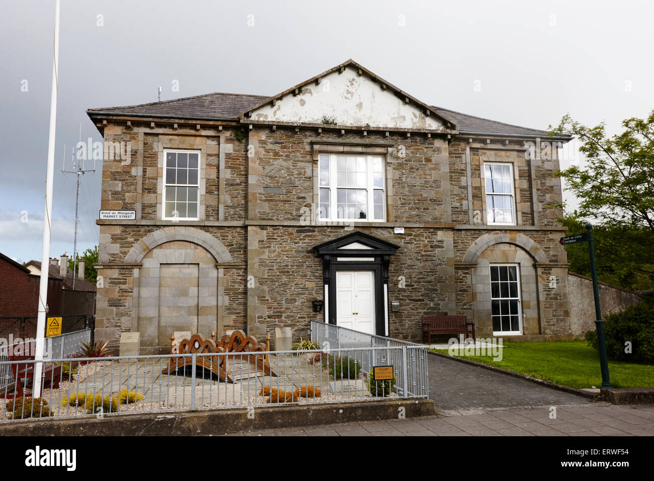 Le jardin de la paix et de palais de bailieborough County Cavan République d'Irlande Banque D'Images