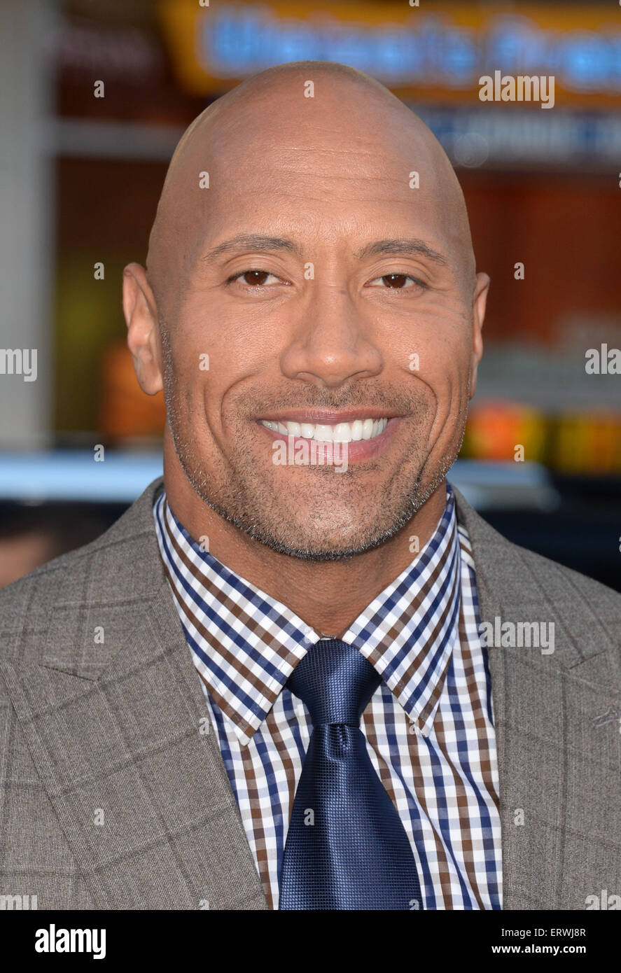 Dwayne 'The Rock' Johnson Banque D'Images