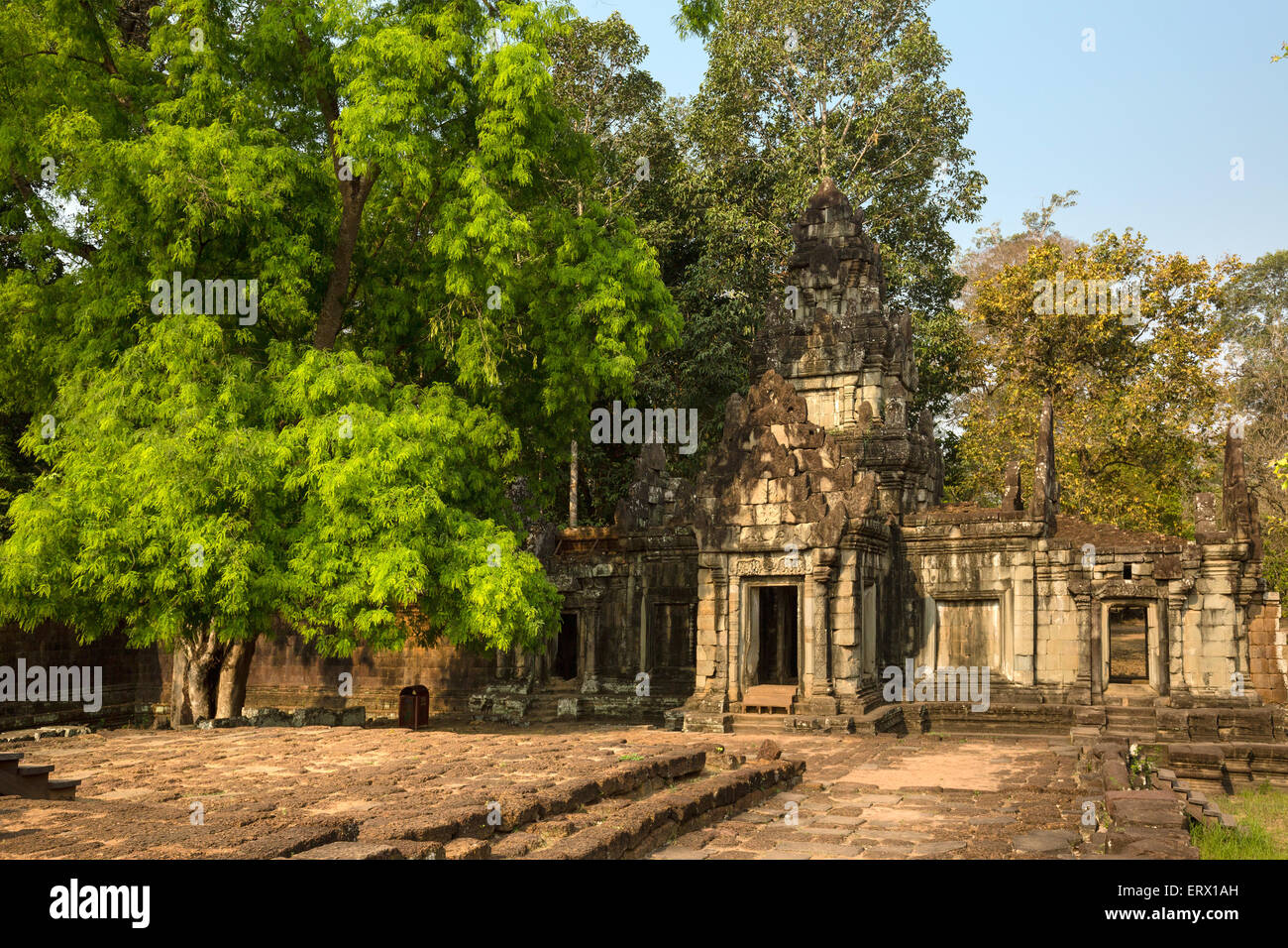 Angkor Thom, la Province de Siem Reap, Cambodge Banque D'Images