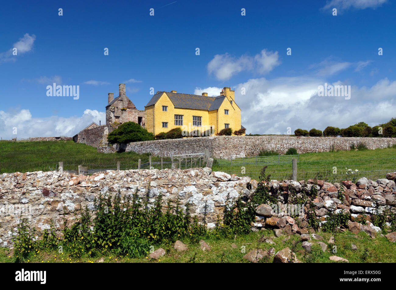 Sker House, Porthcawl, Glamorgan, Pays de Galles, Royaume-Uni. Banque D'Images