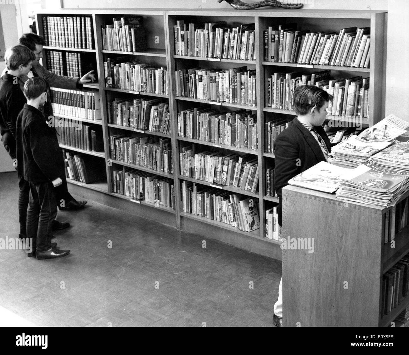 Cyntwell School, Ely, Cardiff, juillet 1964. Banque D'Images