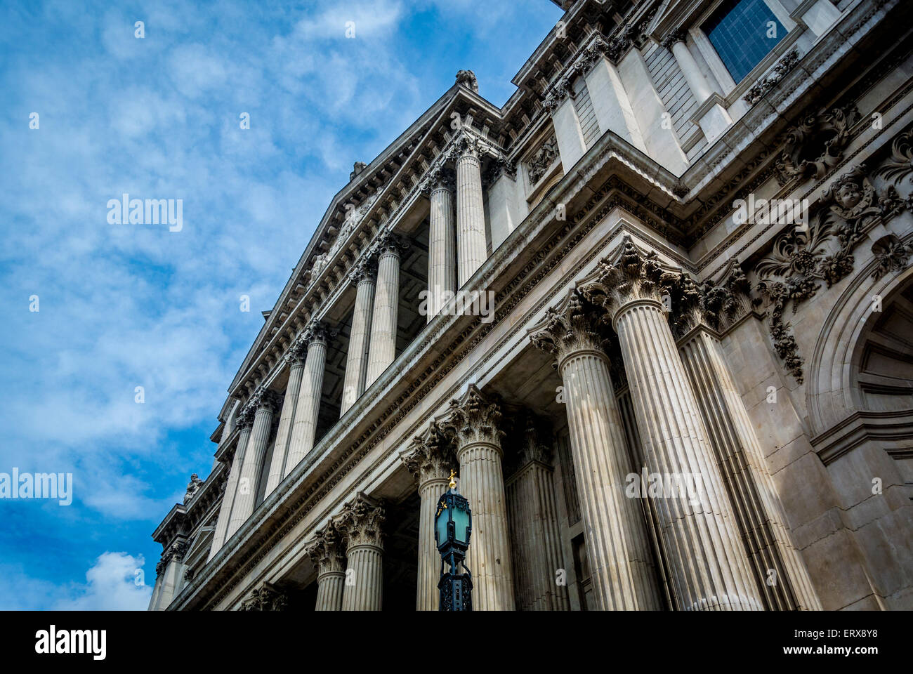 La Cathédrale St Paul, à Londres, Royaume-Uni. Banque D'Images