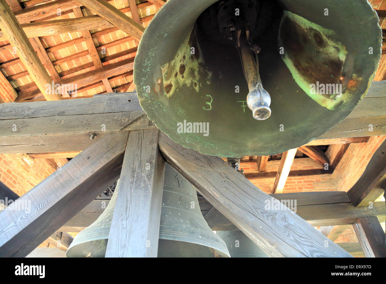 Le Campanile du clocher, l'île de Torcello Banque D'Images