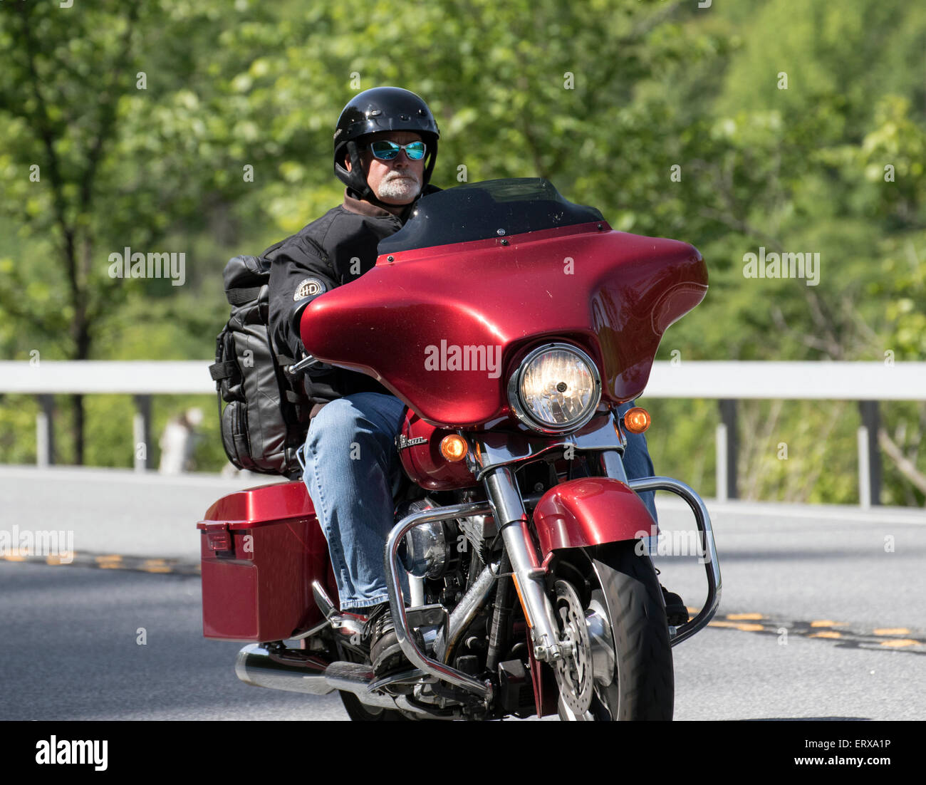 Moto moto Harley Davidson. Banque D'Images