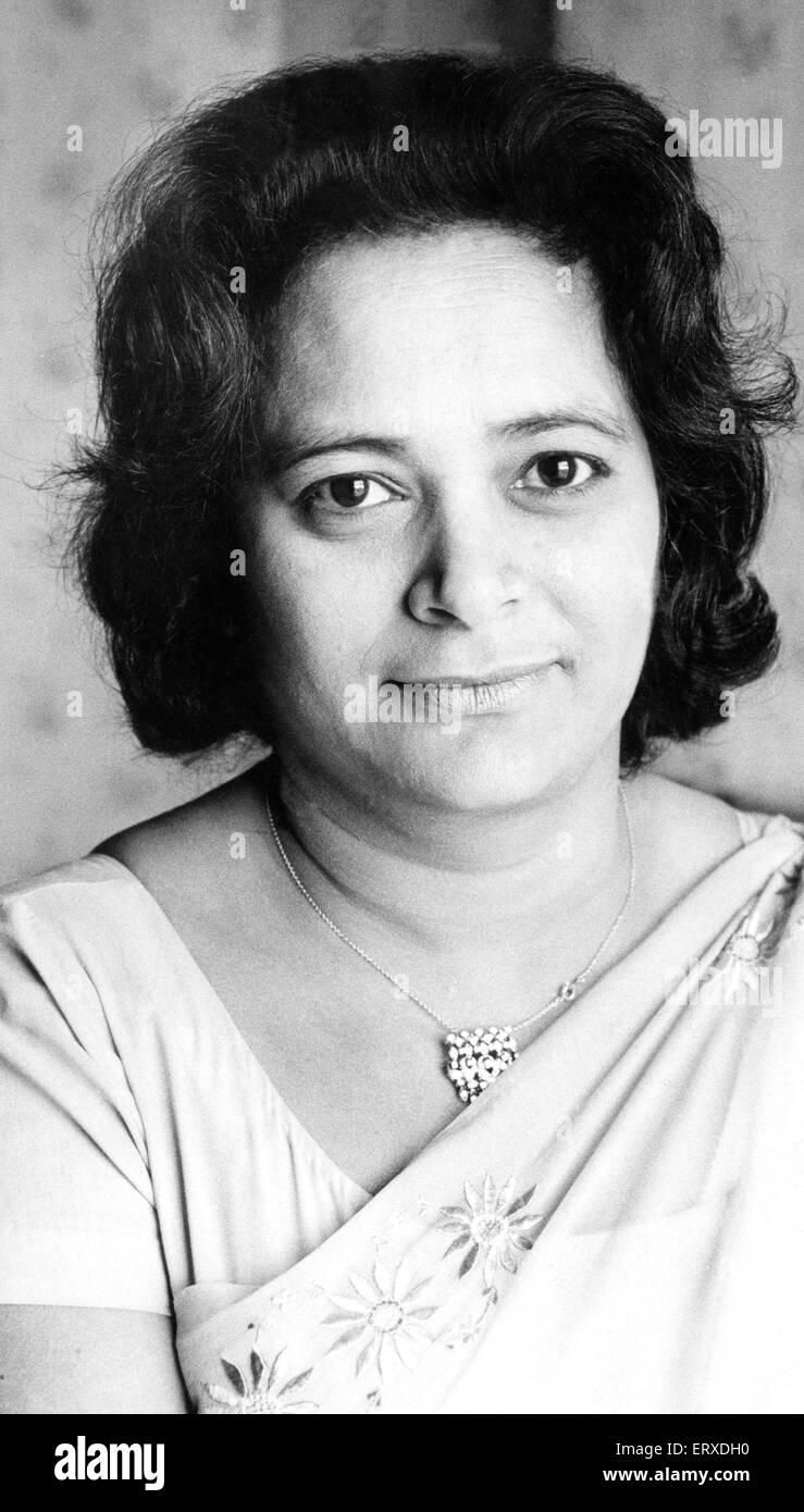 Mme Chand, Lal-Sarin la première femme magistrat de l'Asie, 5 novembre 1970. Banque D'Images