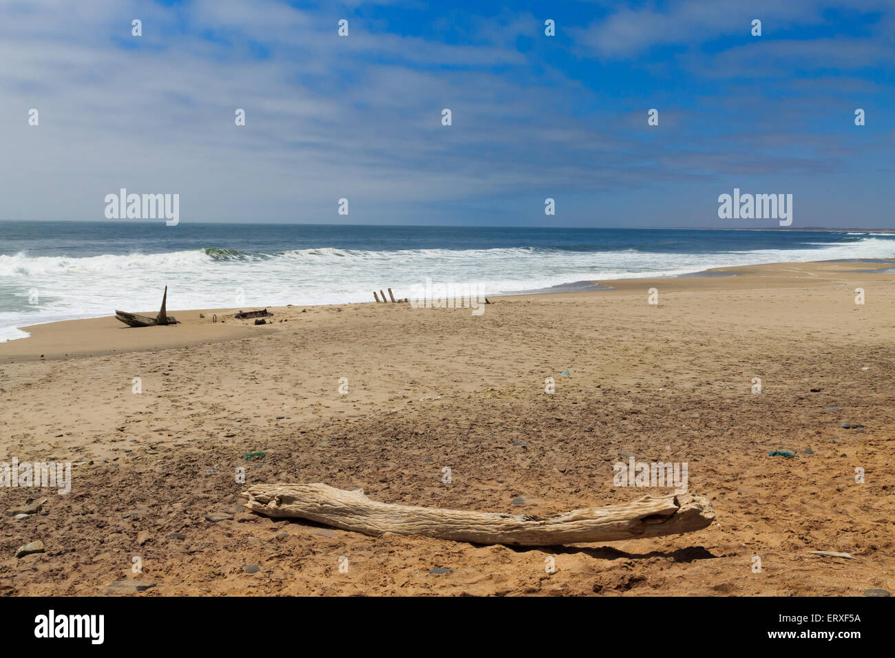 Une vue de Skeleton Coast National Park, Namibie Banque D'Images