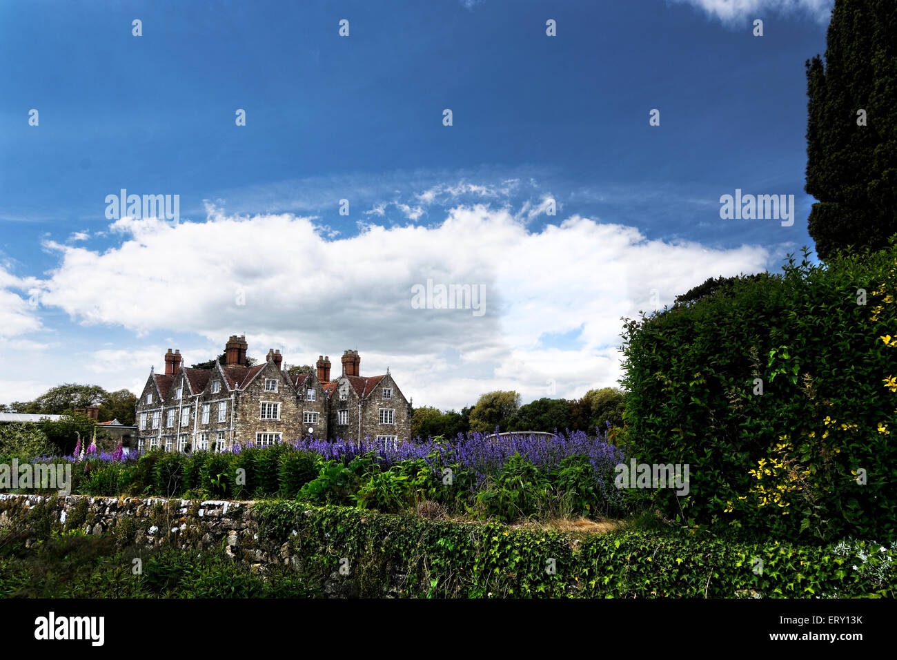 Barton Manor, précédemment une résidence royale, est maintenant ouvert au pg;lic sur des journées portes ouvertes. Banque D'Images