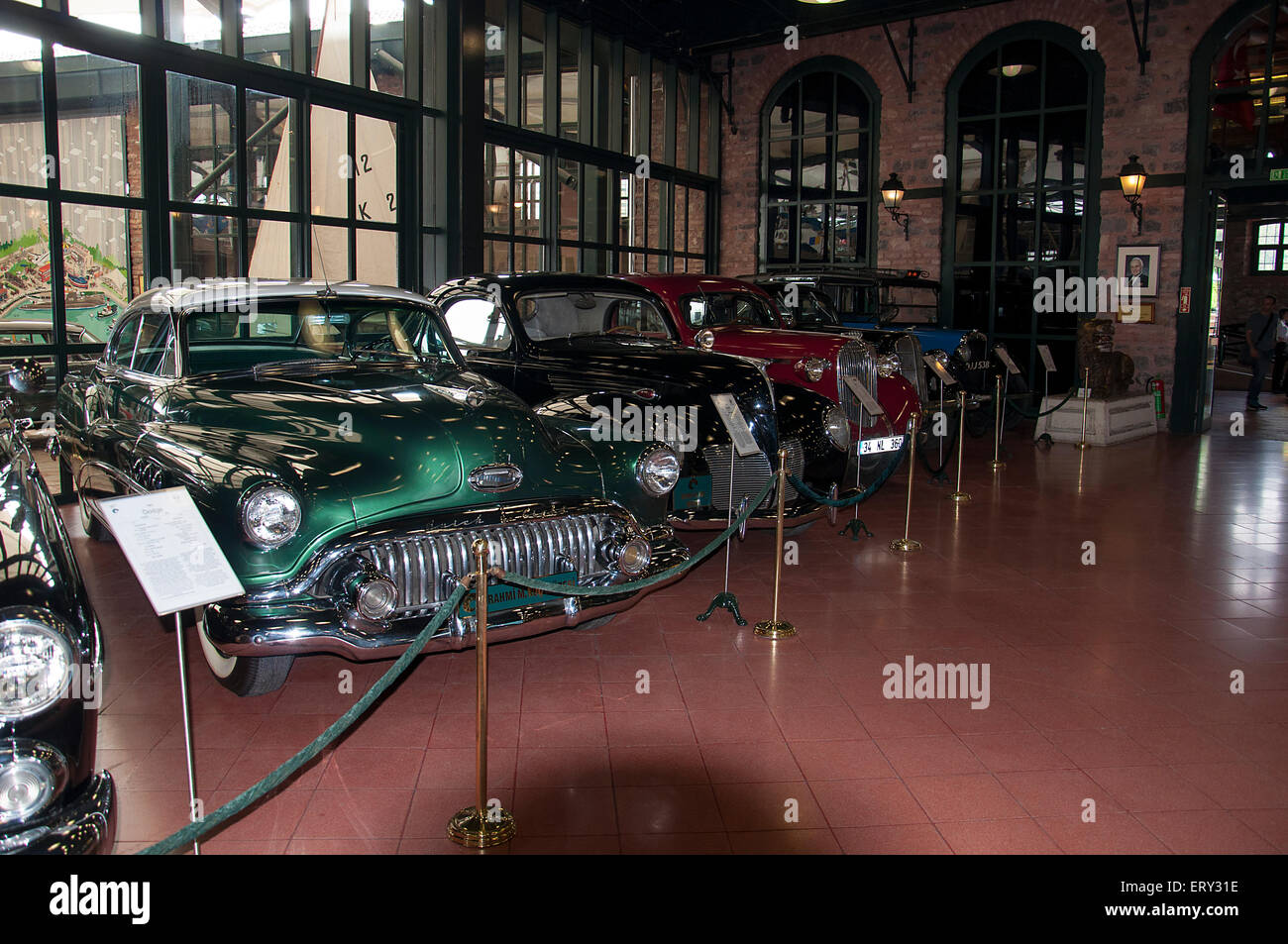 Musée Rahmi Koc de voitures classiques Banque D'Images