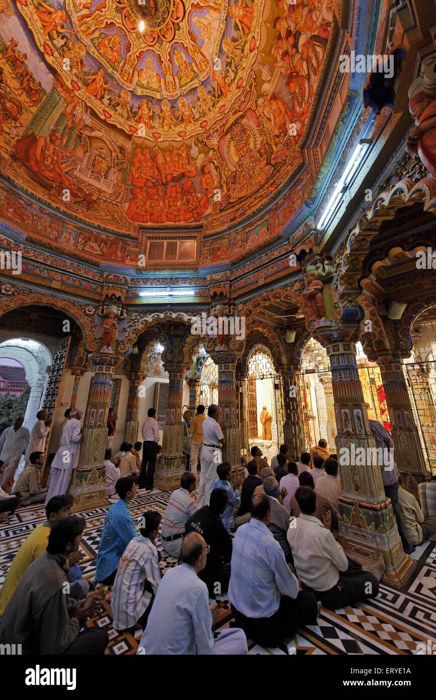 Temple BAPS Swaminarayan ; ; ; ; district de Gondal Rajkot Saurashtra Gujarat ; Inde ; Banque D'Images