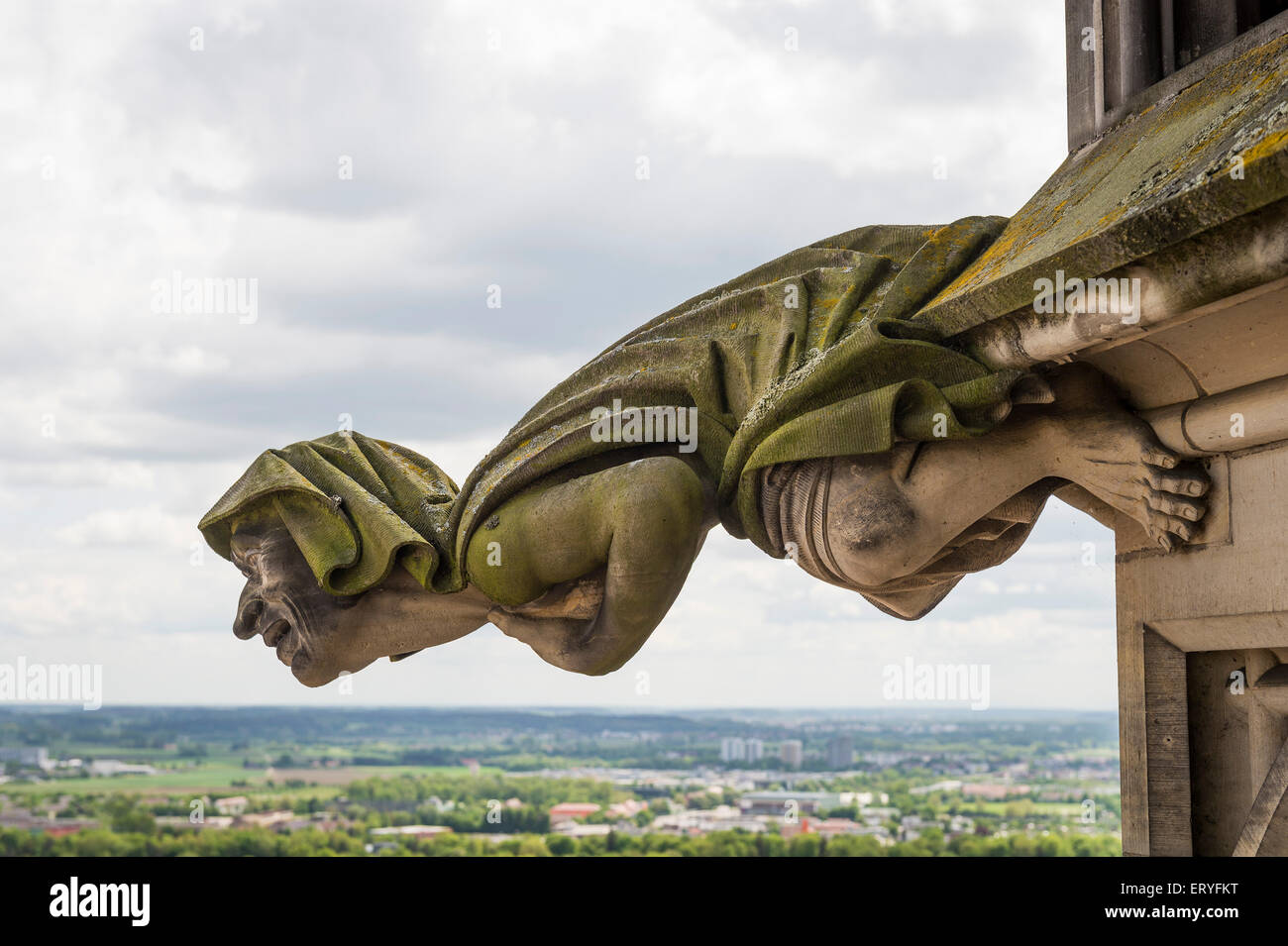 Gargoyle, Ulm, Ulm, Bade-Wurtemberg, Allemagne Banque D'Images