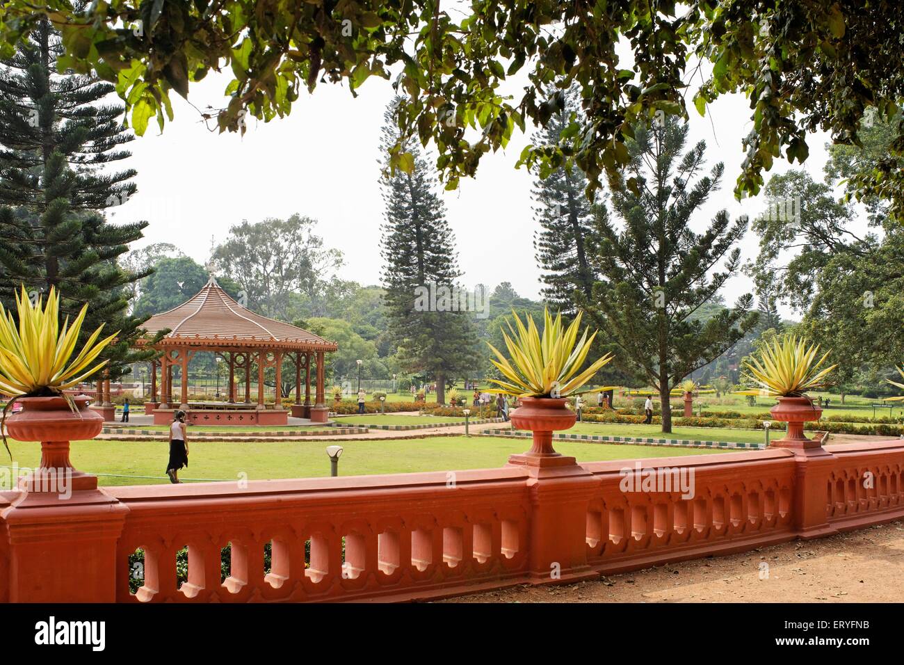 Groupe Stand , jardin botanique de Lalbagh ; Bangalore ; Bengaluru , Karnataka ; Inde , Asie Banque D'Images