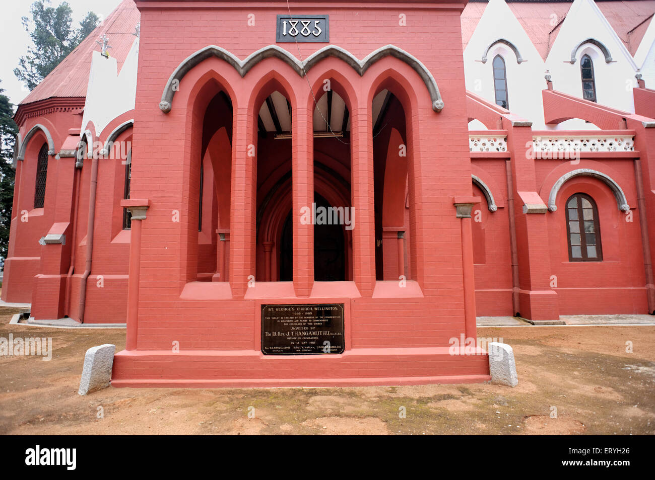 L'église Saint George Wellington ; ; ; ; Udagamandalam Ooty Coonoor Tamil Nadu Inde ; Banque D'Images