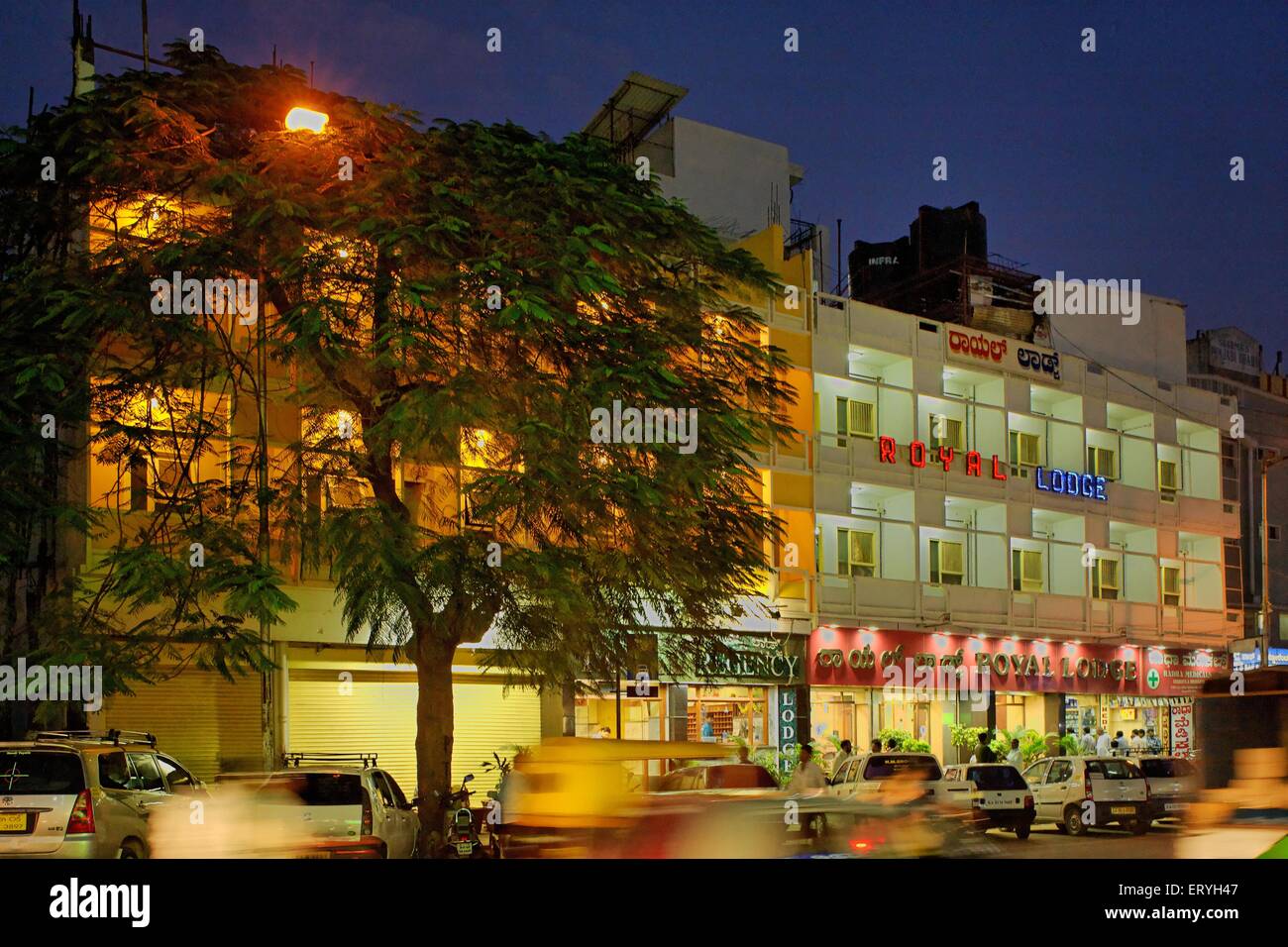 Royal Lodge Hotel , Bangalore , Bengaluru , Karnataka , Inde , Asie Banque D'Images