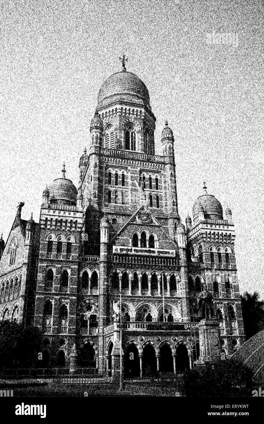 Bombay Municipal Corporation Building Banque D'Images
