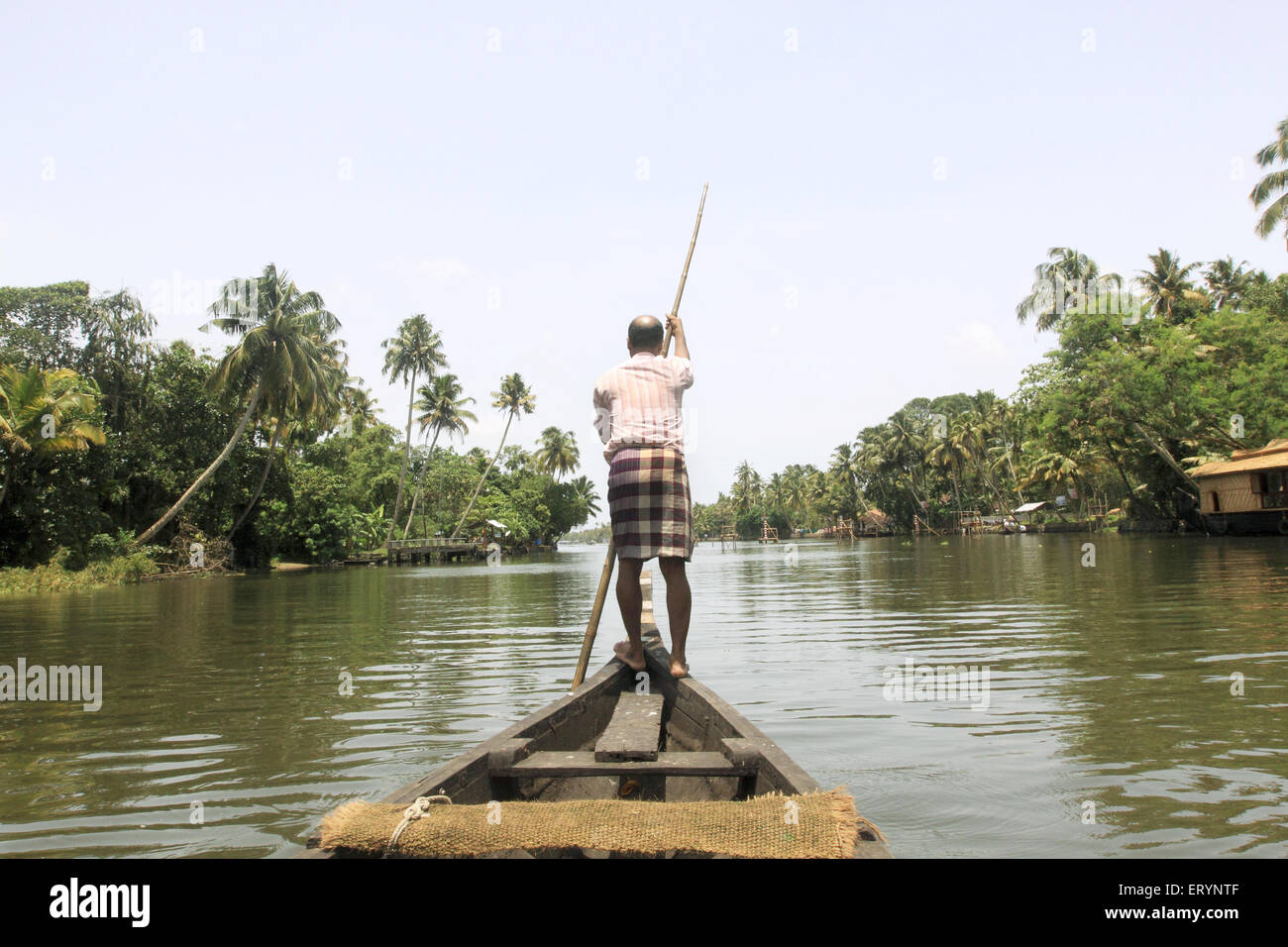 Snake boat race sur le lac punnamada Alleppey Alappuzha ; ; ; ; Inde Kerala Banque D'Images