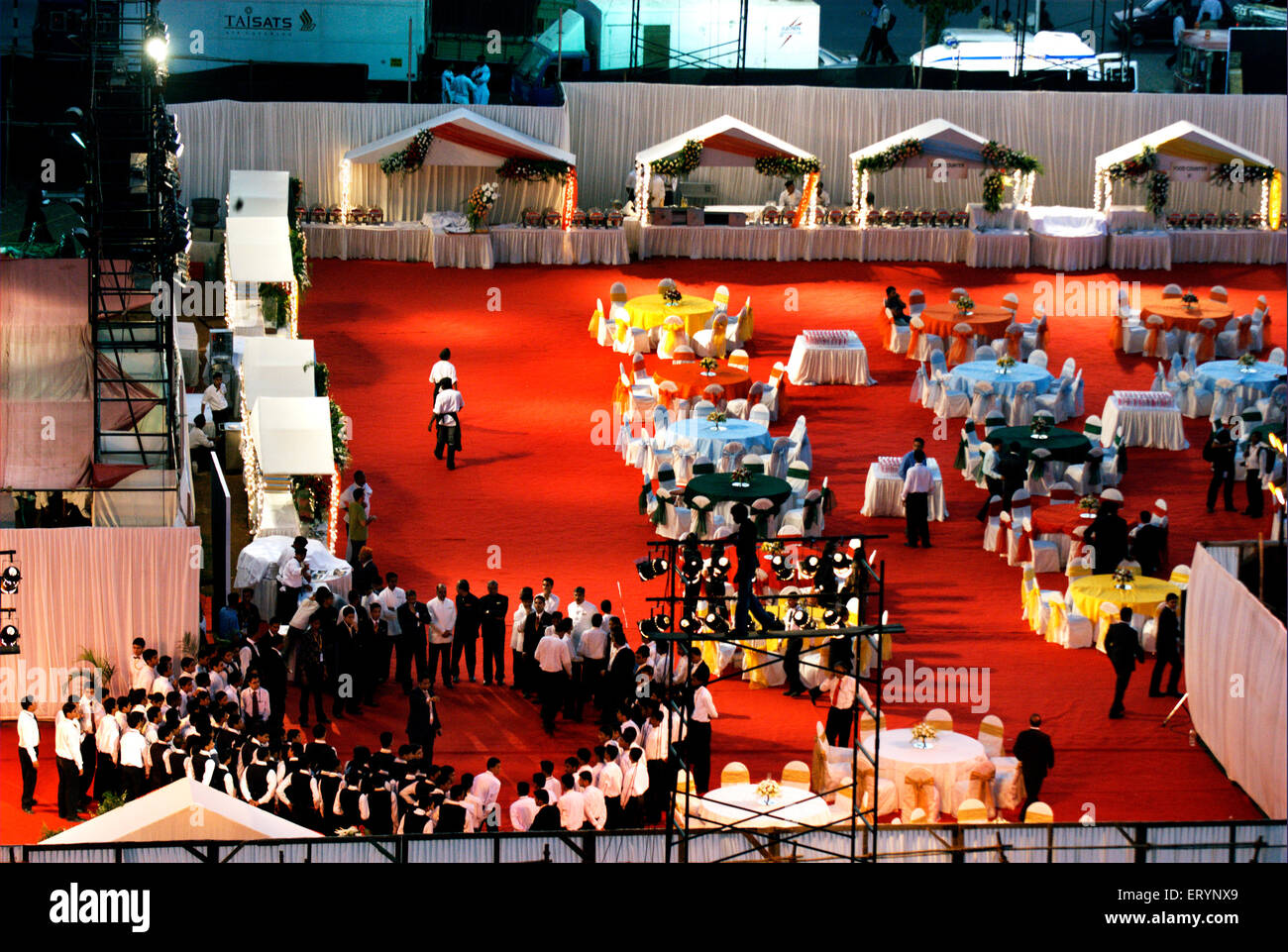 Préparation du dîner , Tata Motor , Tata Nano , Launch Party , Bombay , Mumbai , Maharashtra , Inde , Asie Banque D'Images