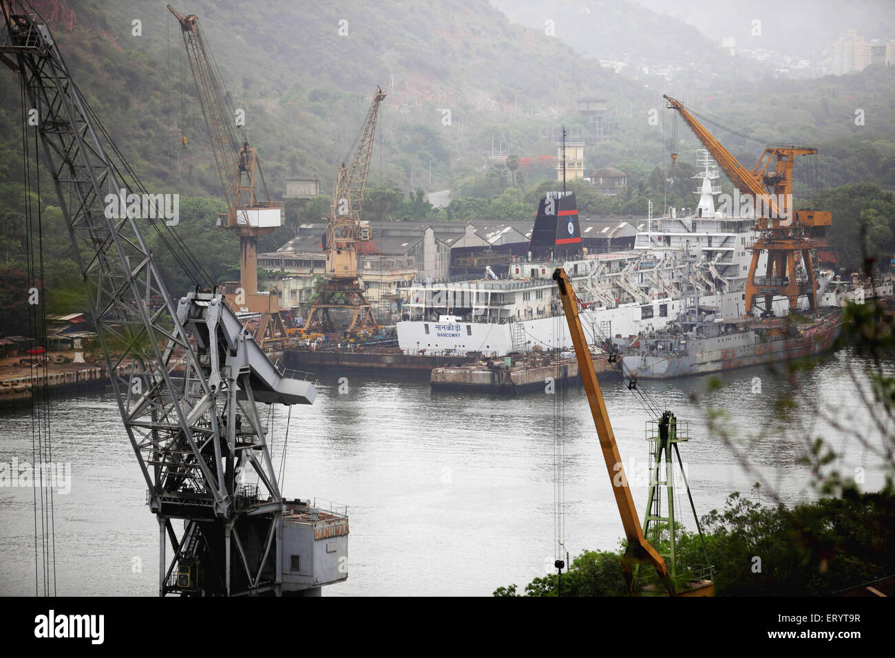 Port trust à Vava'Andhra Pradesh ; Inde ; Banque D'Images