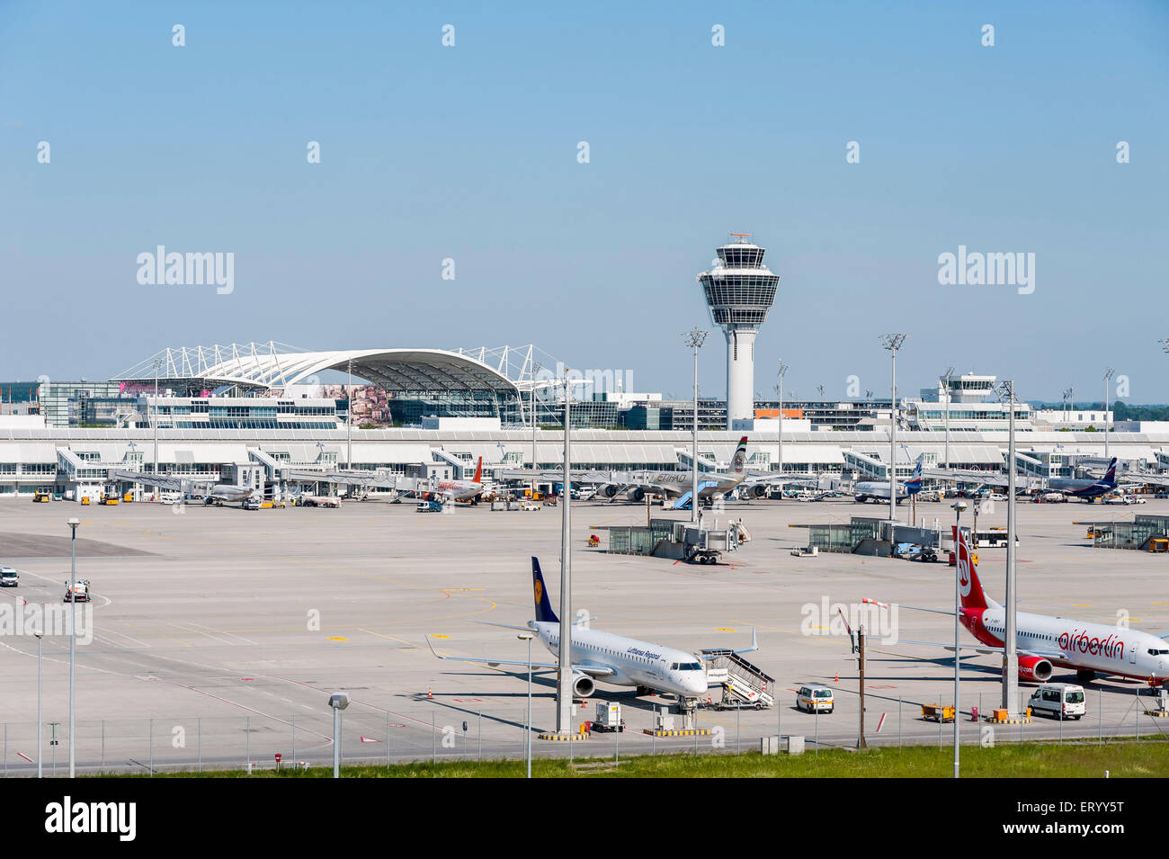 L'aéroport de Munich - Allemagne Banque D'Images