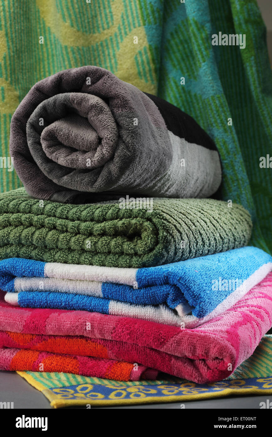 serviettes de bain turques en coton Photo Stock - Alamy