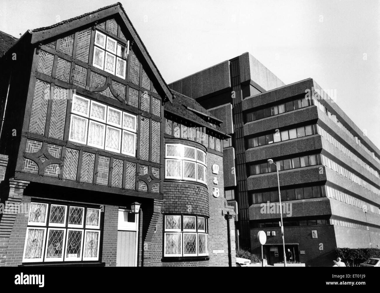 Le Cerf, Bishop Street, Coventry, West Midlands (anciennement Warwickshire) Le 31 octobre 1988. Banque D'Images