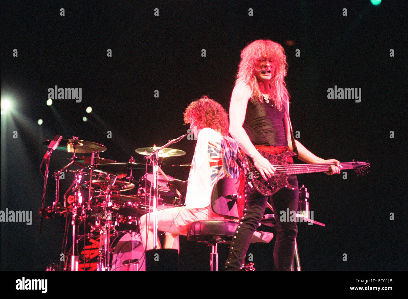 Def Leppard live à NEC de Birmingham. 29 juin 1992. Banque D'Images