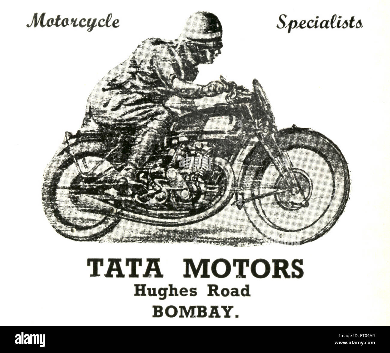 Publicité ; lustre ; Parsi BK Tata Motors Banque D'Images