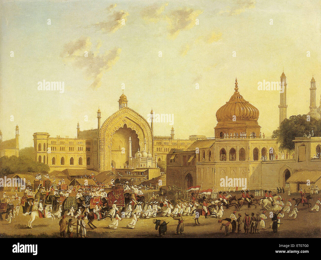 Rumi Darwaza ou Constantinople Gate ; Lucknow ; Uttar Pradesh en Inde ; Banque D'Images