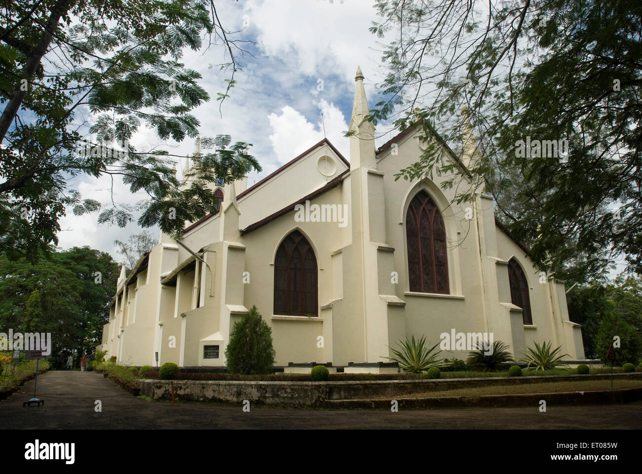 Cathédrale de la Sainte Trinité CSI, cathédrale de la Sainte Trinité CSI, église de la Cathédrale CSI, Kottayam, Kerala, Inde, Asie Banque D'Images