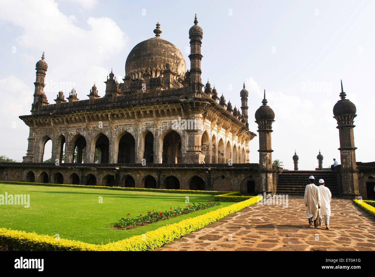 L'Ibrahim Rauza construit par Ibrahim Adil Shah II est un tombeau et mosquée de Bursa ; Karnataka Inde ; Banque D'Images