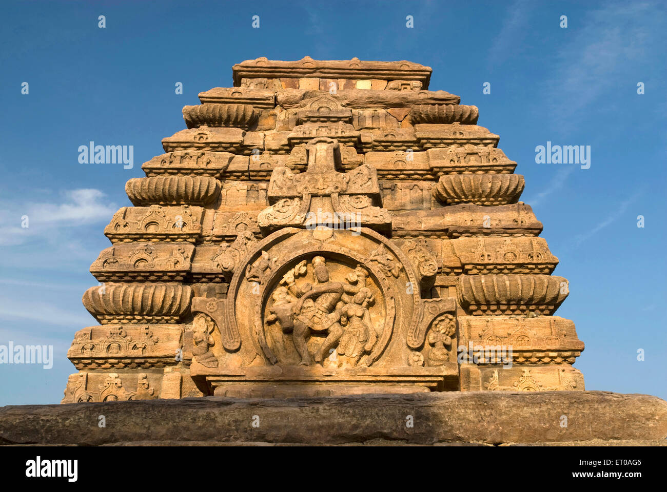 Site du patrimoine mondial de l'UNESCO ; Jambulingeshwara Jambulinga temple construit dans sept siècle dans le Karnataka ; Inde ; Pattadakal Banque D'Images