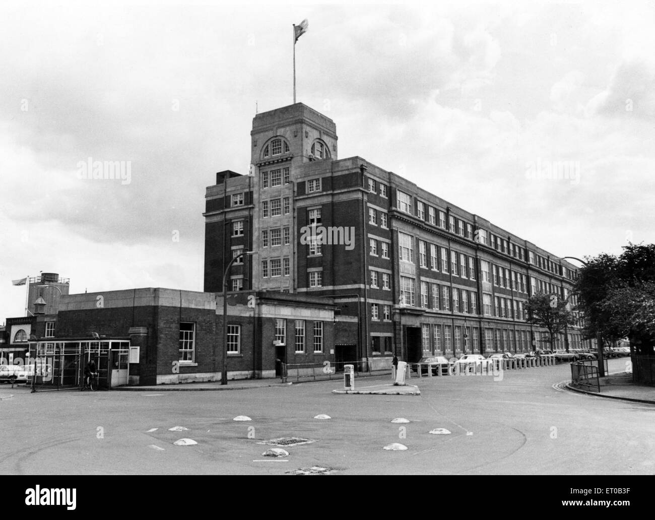 Fort Dunlop à Birmingham. Le 13 mai 1983. Banque D'Images