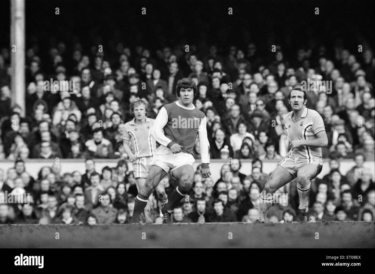 Arsenal 3-1 Coventry City, FA Cup Match à Highbury, samedi 29 janvier 1977. Banque D'Images