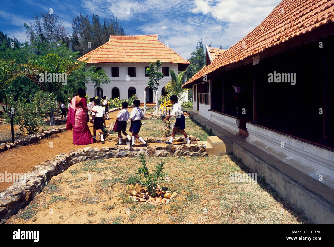 Maison chrétienne syrienne, Dakshinachitra, Muttukadu, Madras, Chennai, Tamil Nadu, Inde, Asie Banque D'Images