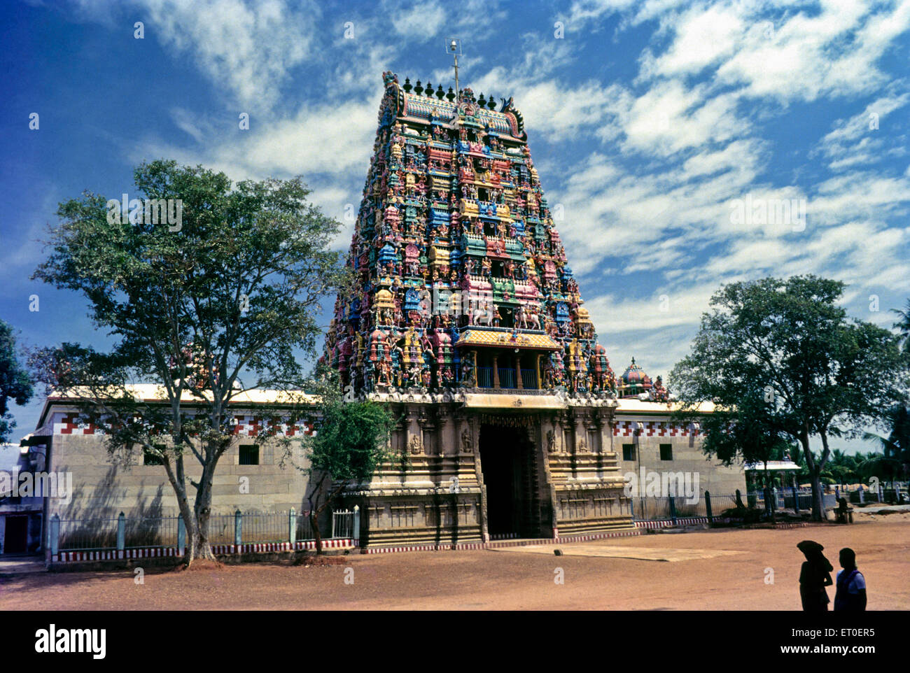 Temple de Pillayarpatti Karpaga Vinayagar, Temple de Pillaiyarpatti, Chettinad, Chettinadu, Pudukottai, Sivaganga, Tamil Nadu, Inde, Asie Banque D'Images