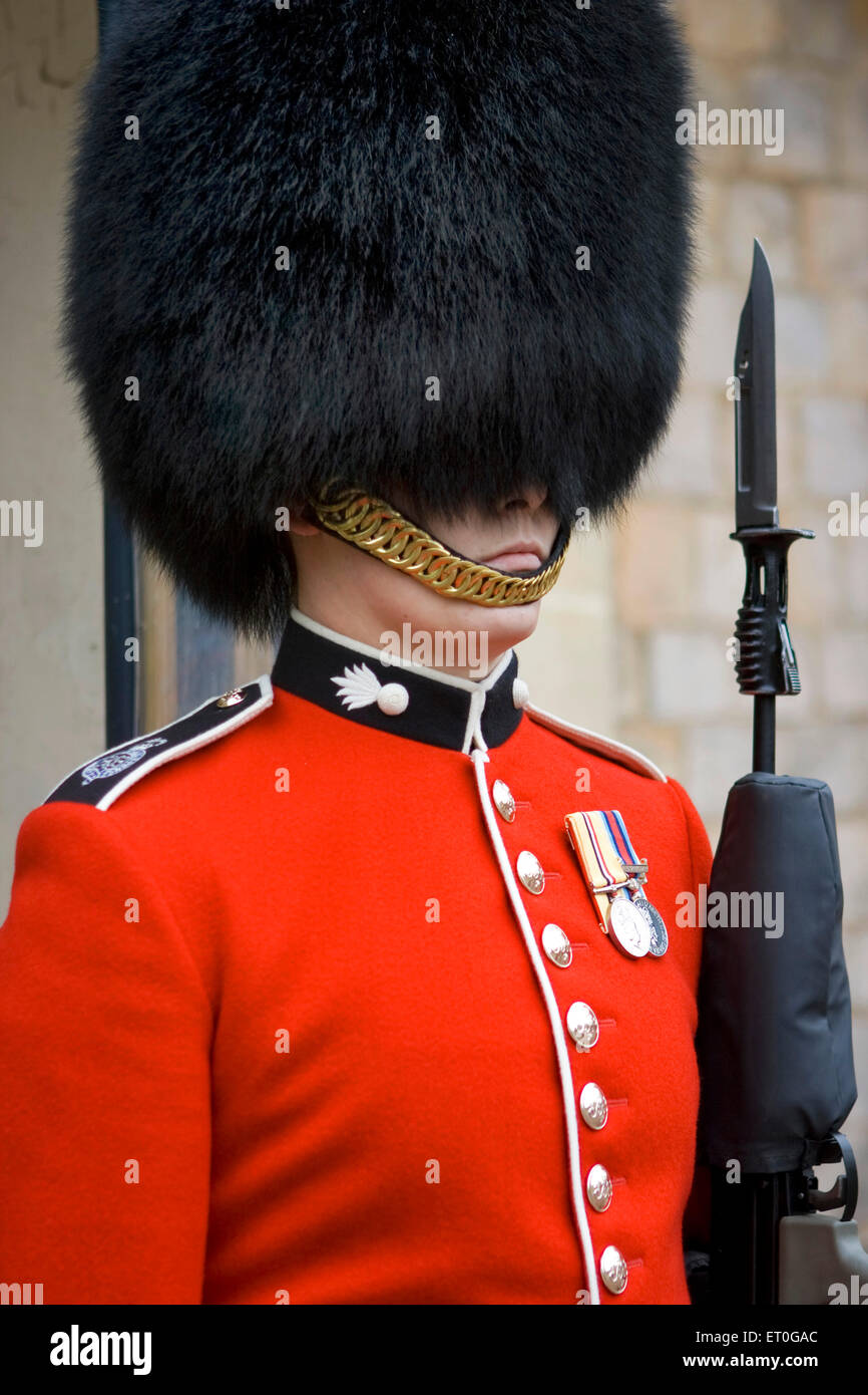 Garde côtière canadienne au fusil ; Londres ; UK Royaume-Uni Angleterre Banque D'Images